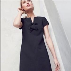 J.Crew black “Presentation” short sleeved dress